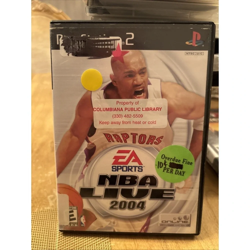 NBA Live 2004 Sony PlayStation 2 PS2 Game Complete In Box CIB EA Sports